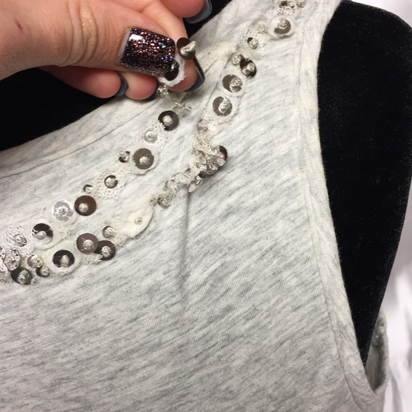 J crew tank with sequins - Picture 5 of 8